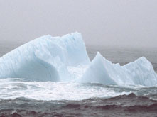 Photo of an iceberg