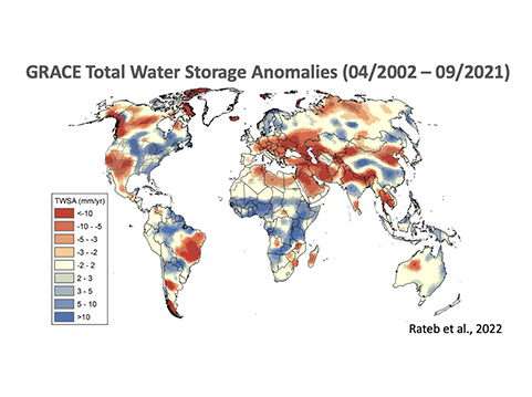 GRACE Total Water Storage Anomalies 04/2002 - 09/2021