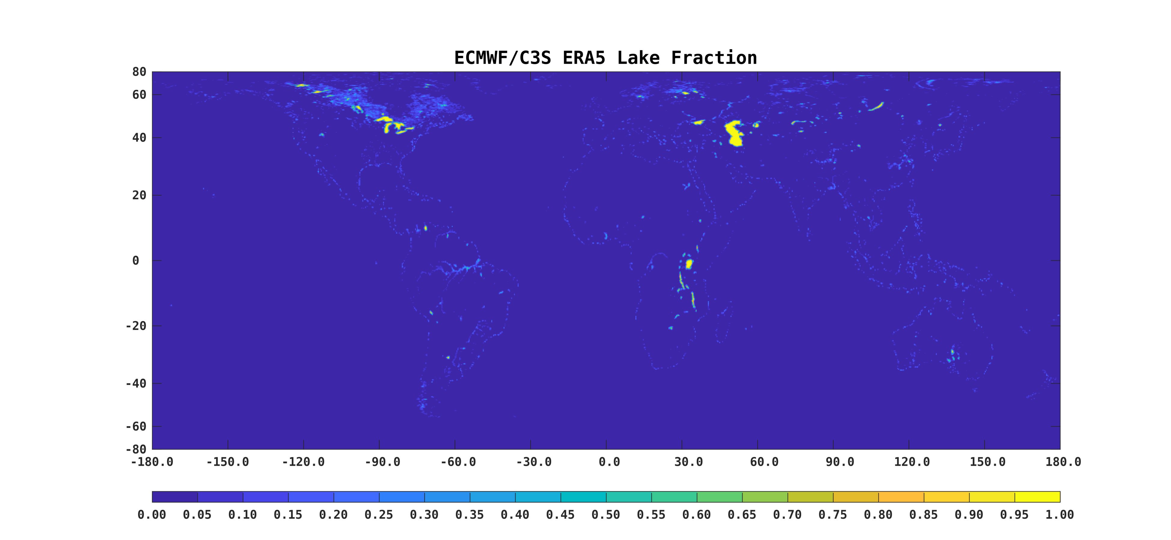 Lake cover fraction