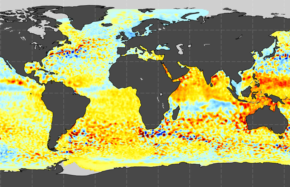 JPL MEaSUREs Gridded Sea Surface Height Anomalies Version 2205